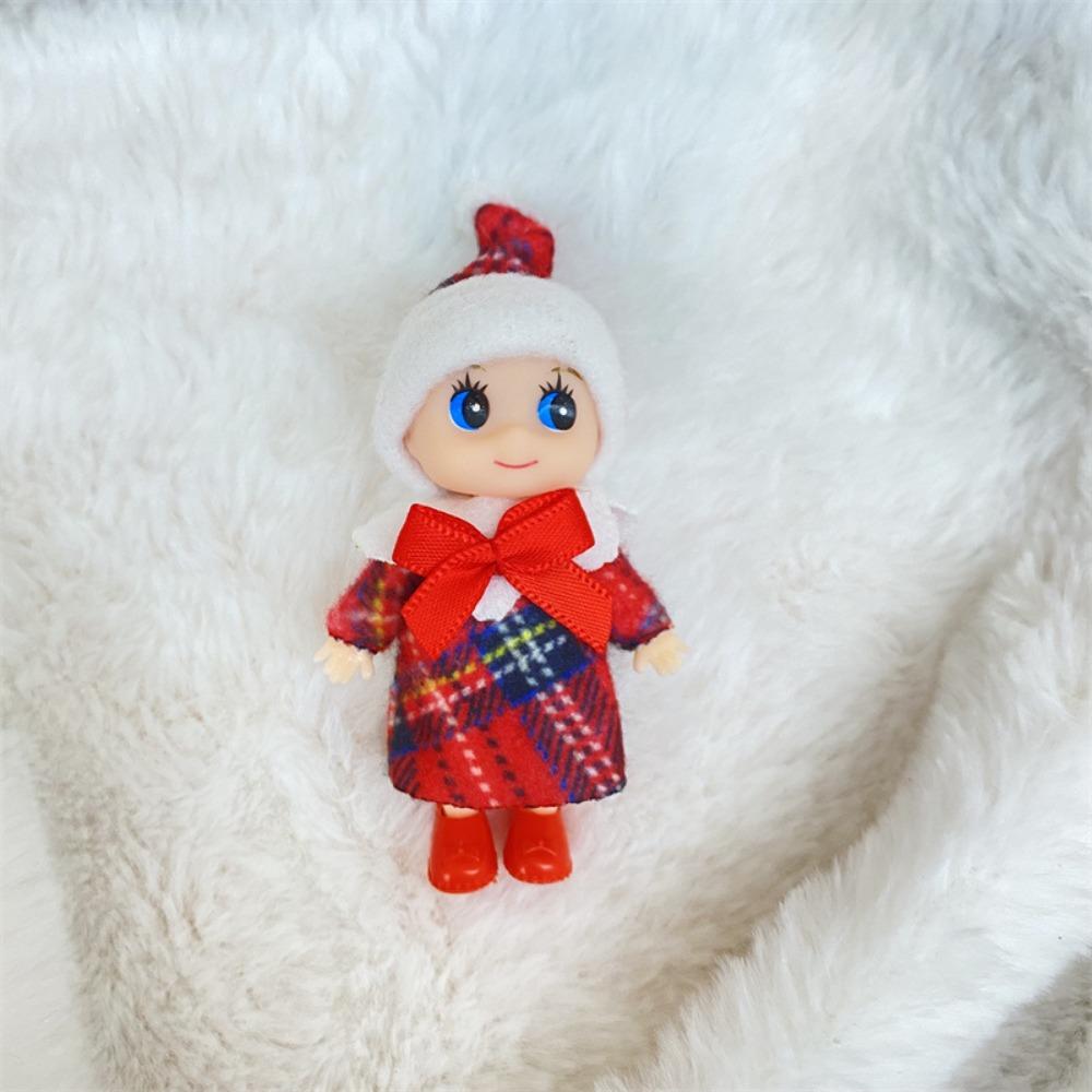 Christmas Mini Baby Elf Dolls Shining Kindness Craft Babies Doll Toy Decoration On The Shelf Gift For Girl Boy Kid