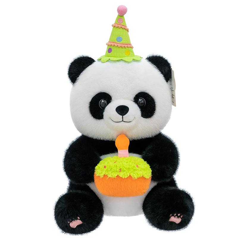 Adorable Panda Birthday Plush Toy for Kids - Gift for Boys & Girls