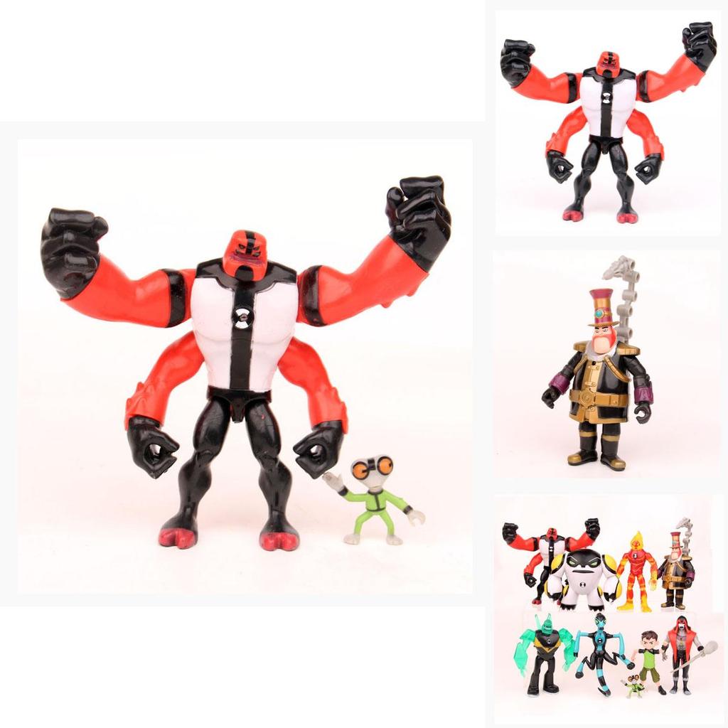 Classic Ben 10 Character Figurines Perfect For Cake Toppers Or Collectibles Gift Set