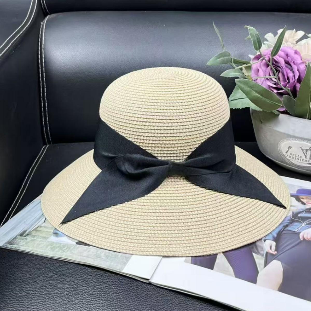 

Hat women s summer sun protection visor travel straw hat foldable seaside vacation big brim beach hat One size fits all, adjustable бежевий