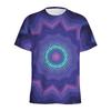 Buntes Kaleidoskop 3D-gedrucktes T-Shirt für Herren Psychedelisches Muster T-Shirt Sommer Lässig Kurze Ärmel Rundhals T-Shirts