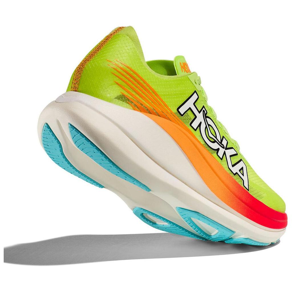 HOKA Rocket X 2 Lettuce Solar Flare Unisex Sneakers Grün 1127927-LCS