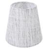 3pcs Fabric Lampshade Exquisite Vintage High Transmittance Clips On Lampshade Replacement for Living Room Bedroom