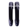 1 Set Exterior Door Handle & Handle Bowl Cup Covers Trims Carbon Fiber Grain Fit for Toyota Land Cruiser Prado FJ150 2010-