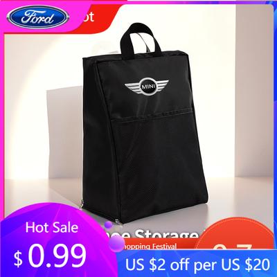 Car Sticker 2025 Hot New Car Label Sneaker Organiser Portable Shoe Oxford Cloth Storage Bag Travel Accessories For MINI Cooper O