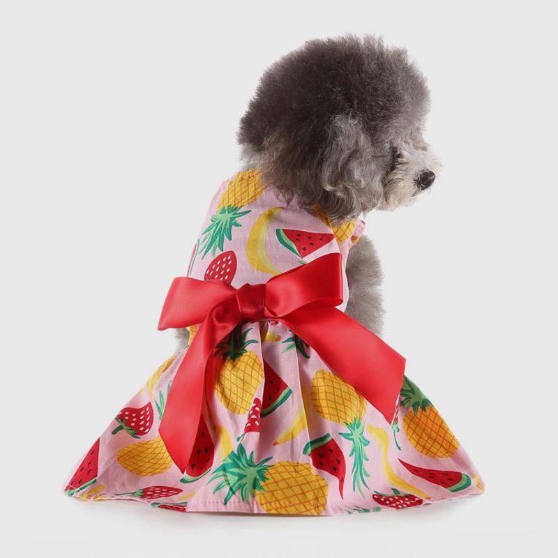 

Cross-Border Hot Pet Products Dog Clothes New Pet Clothes Summer Clothing Rainbow Skirt Spring and Summer Pet Clothes Leopard Print S-small XZD310 Powder