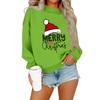 Women's Casual Fashion Round Neck Long Sleeve Christmas Printed Sweatshirt