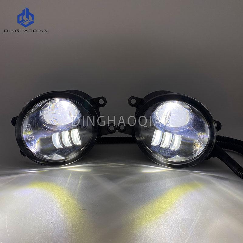1Pair Car Front Foglight Fog Lamp Daytime Running Lights For Toyota Prius 2010 2011 2012 LED Fog Lights H11 12V
