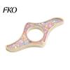 Anti-bend Page Holder Book Holder, Glitter Thumb Ring for Reading, One Hand Reading Tool Metal Opener Accessory Students Readers Crushed Stone