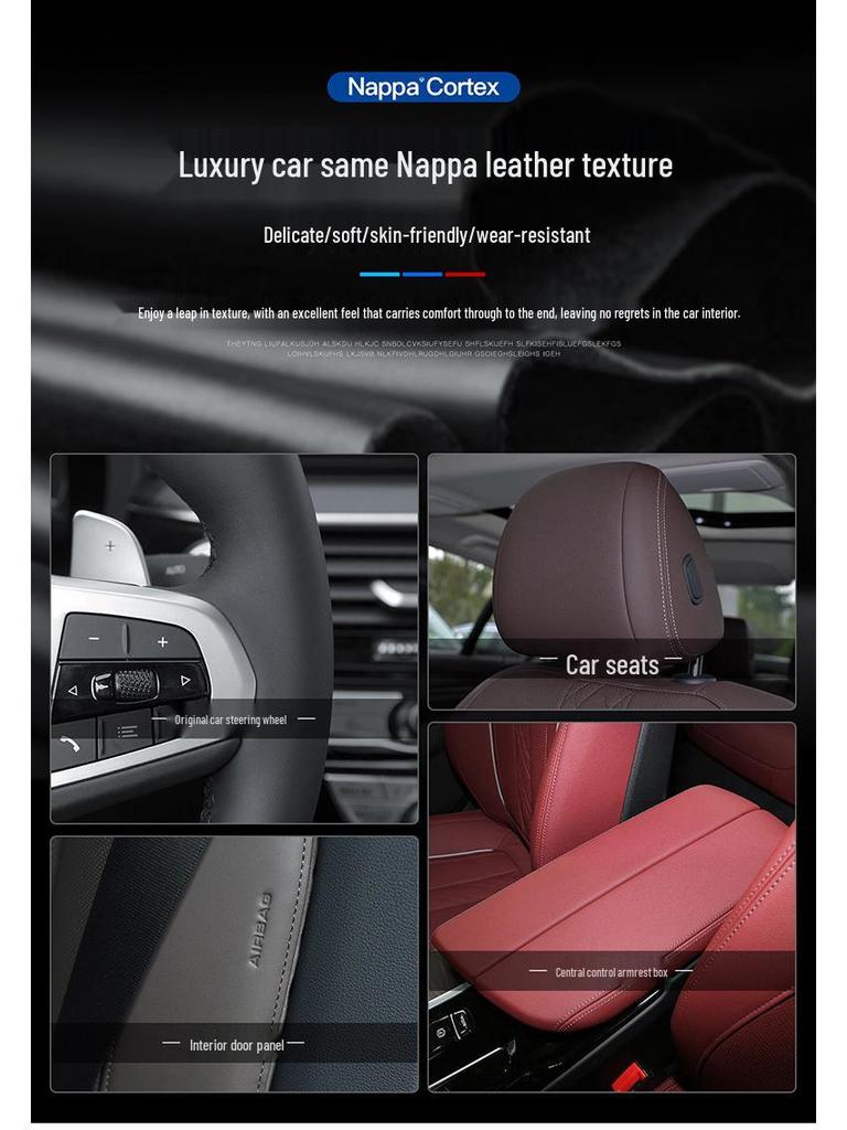 Genuine Leather Steering Wheel Cover for Roewe I5, RX5, MAX, 8550, 360, 350, I6, Ei5, RX3, iMAX