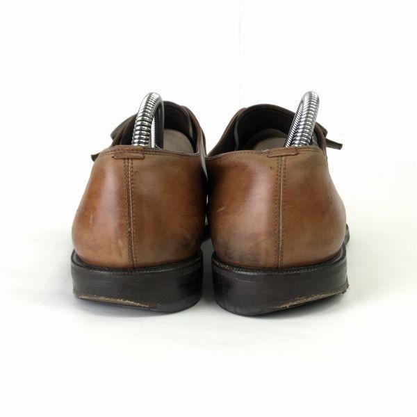 BURBERRY/Genuine Leather Monk Strap Shoes/26.5/Brown/Business/Dress(USED)