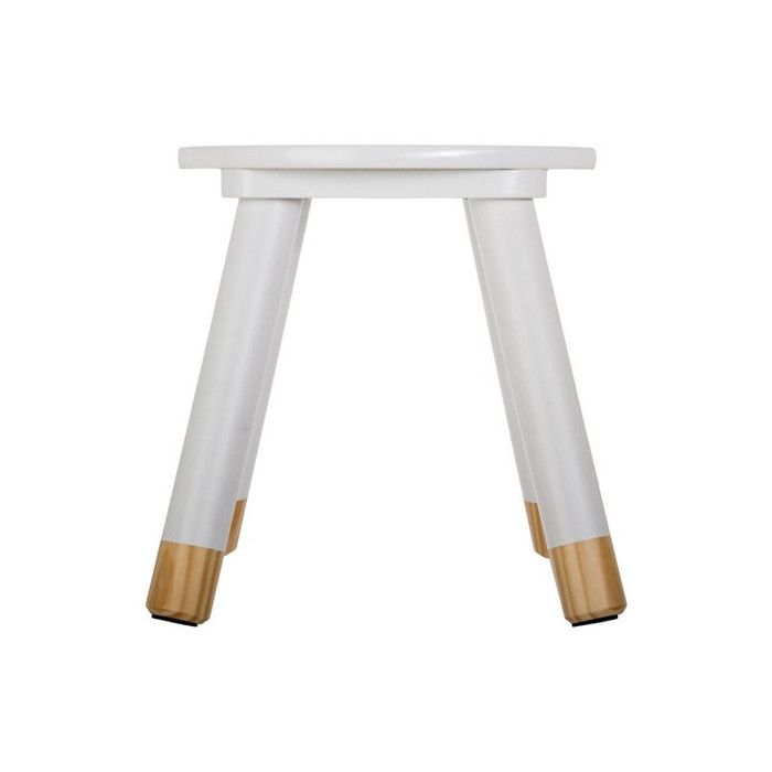 Tabouret enfant douceur Atmosphera - Blanc