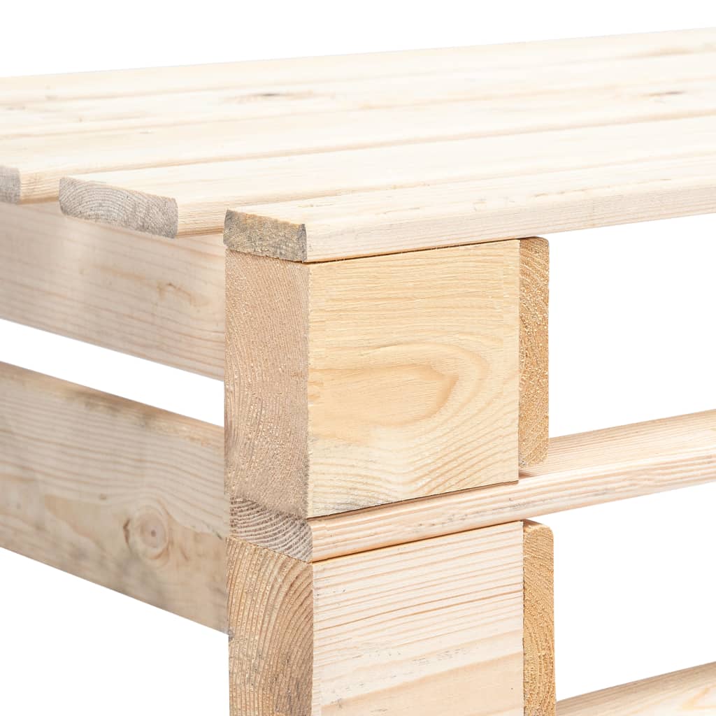 Outdoor Pallet Bench Wooden