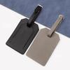 Fashion Genuine Leather Travel Luggage Tag; Airplane Suit Tag; Men's Suitcase Tag; Hotel Room Tag.