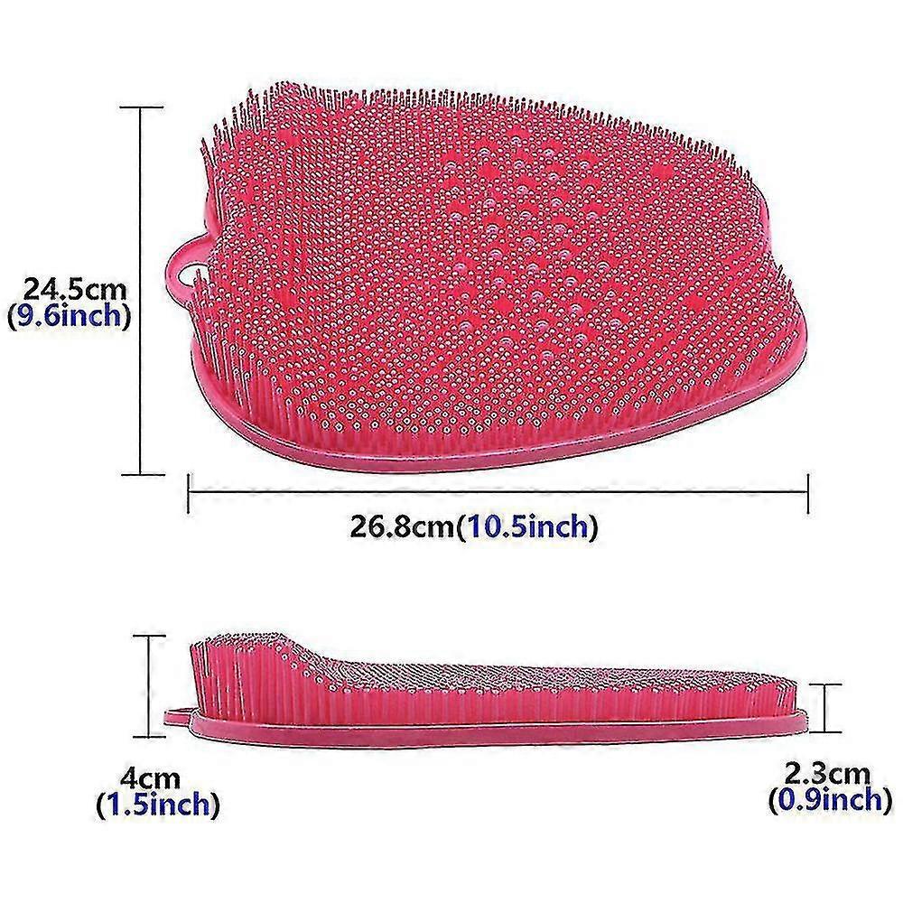 Foot Cleansing Brush: Acupoint Massage Scrubber for Shower Bathing - Perfect for Plantar Massager Use