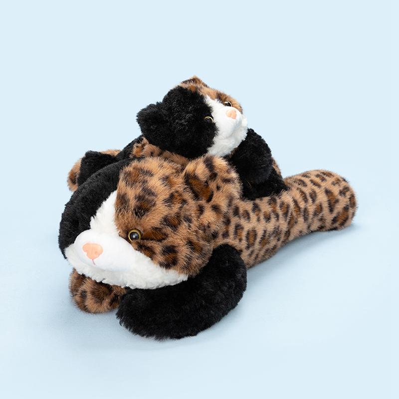 Calico Cat Plush Doll 40 60 80cm Multi Size Extended Paws Soft Huggable Animal Toy Bedroom Comfort Companion Gift Soft