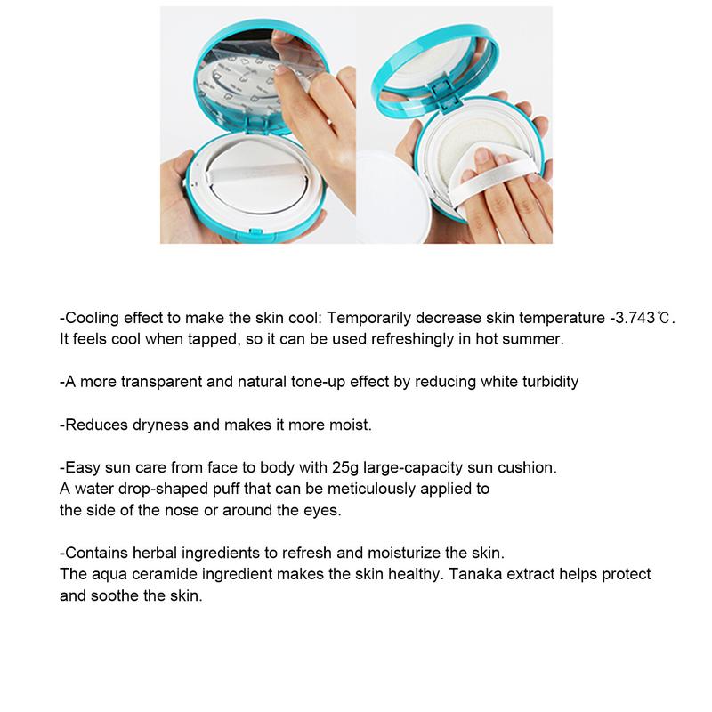 SCINIC Enjoy Allround Airy Sun Cushion EX SPF 50+ PA++++25g Vegan K-Beauty