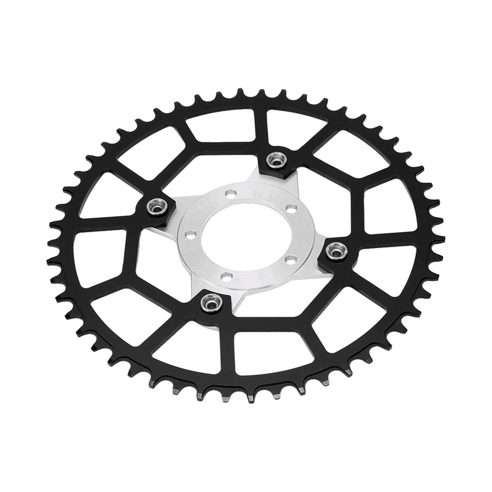 52T 104BCD Sprocket Spider Adapter Aluminium Alloy High Hardness Drive Chainring for   Mid Motor  01