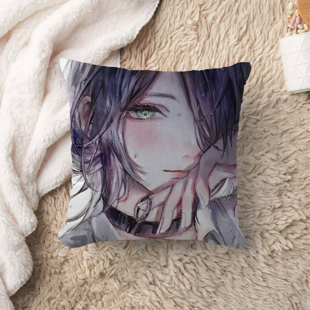 Anime CChainsaw MMan The Movie Reze Arc Pillow Gift Home Office Decoration Bedroom Sofa Car Cushion Cover Case X