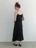 KINDABABY Lace Line Slip Dress - Black