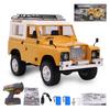 2.4G 1 10 RC Crawler Remote Control Off Road Truck with LED Lights 100m Range Indoors Outdoors Yellow