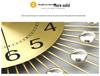 Trendy European Iron Art Living Room Wall Clock: Stylish Home Quartz Timepiece