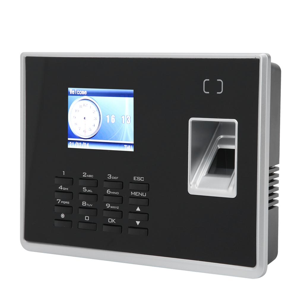 Fingerprint Password Attendance Machine 2.4in TFT Color Screen Employee Checkingin Recorder