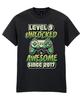 Kids Gaming T-Shirt 9th Birthday Awesome 2017 Level 9 Unlocked Christmas Gamer