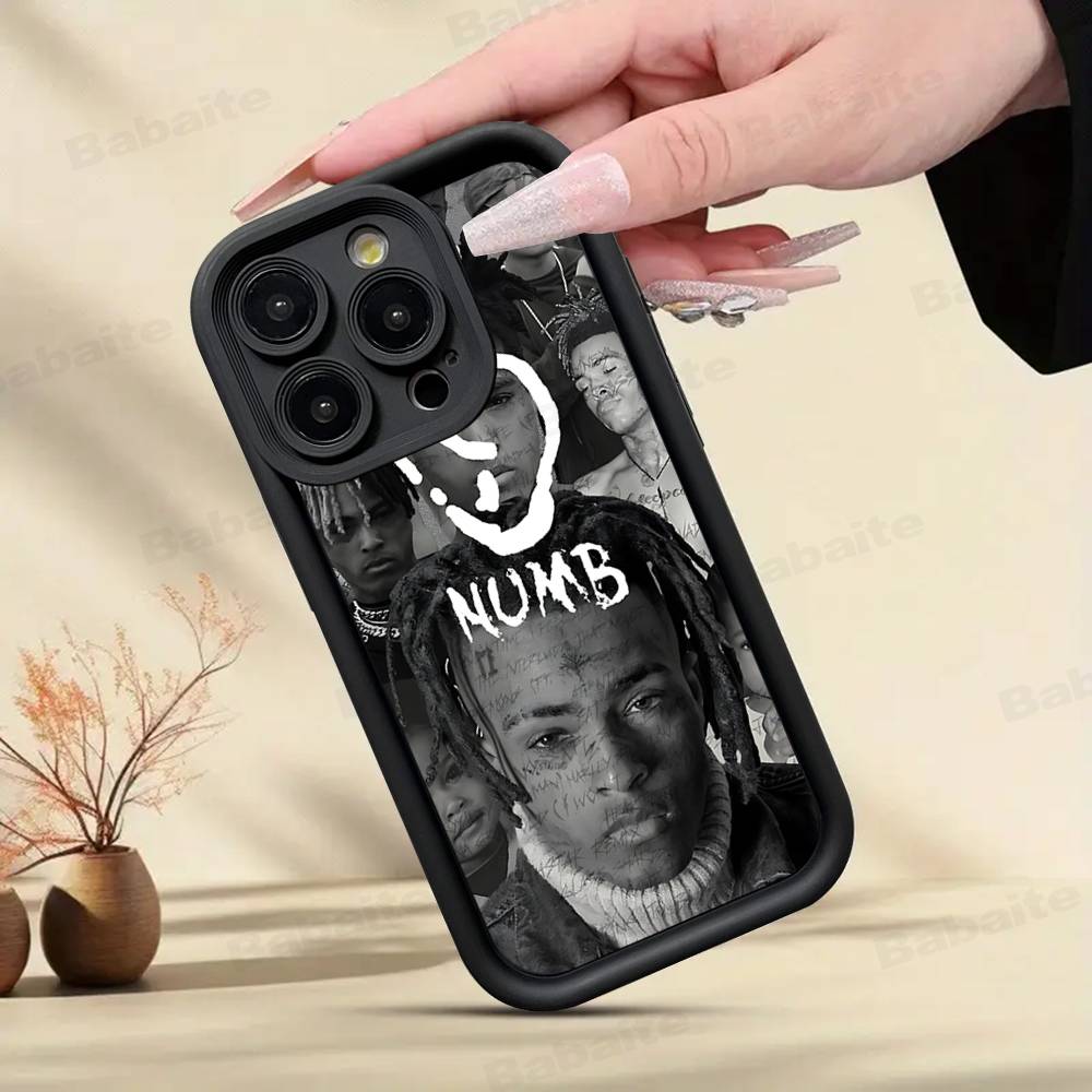 Custodia per Telefono Rapper X-XXXTentacionS Per IPhone 17 16 15 14 13 12 11 Pro Max Plus Custodia in Silicone Antiurto