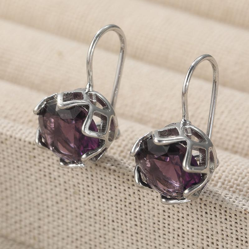 Exquisite Synthetic Zirconia Stud Earrings for Women Elegant Daily Versatile Jewelry Accessories Perfect Festival Gifts