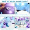 Ice And Snow Theme Balloon Package Snowflake Latex Aluminum Film Balloon Birthday Party Decoration Background Arrangement