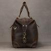 High Fashion Leather Travel Bag For Men Male Duffle Bag Large Capacity Weekender Bag 50cm Luggage Bag Business Carry On Handbag