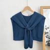 Vielseitiger gestrickter Schulterwickel im koreanischen Stil für Damen