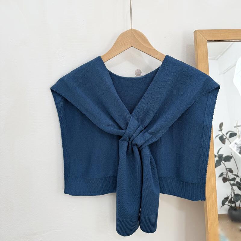 Vielseitiger gestrickter Schulterwickel im koreanischen Stil für Damen
