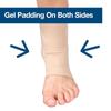 ZenToes Ankle Bone Protection Socks, Ankle Sleeves with Gel Pads, for Boots, Skates, Splints, and Braces - 1 Pair