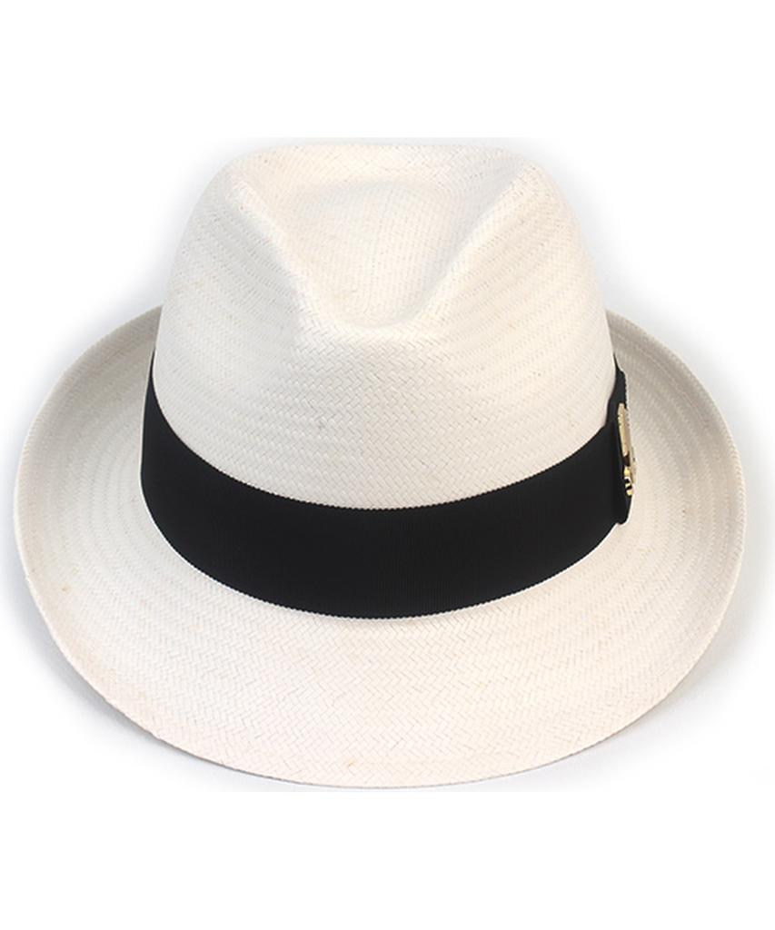 Yunibeosyeolkemiseuteuli Bu Gentle Line White Fedora Summer Hat