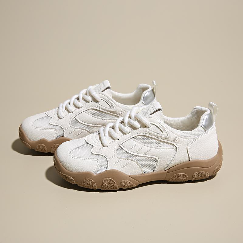 

Fashion CRLAYDK Summer Women s Chunky Sneakers Mesh Walking Trainer Shoes Fashion Casual Ladies Breathable Lace Up Sports Tennis 40