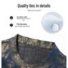 Men's Golden Chrysanthemum Silk Tang Suit Shirt