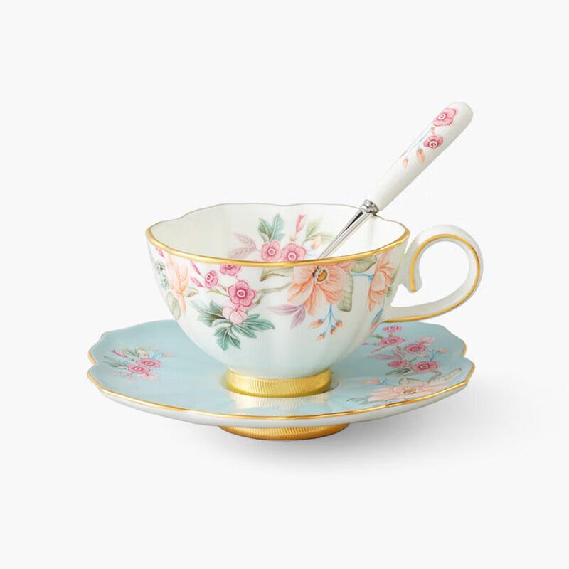 Керамический кофейный набор с блюдцем Auratic Celadon Age