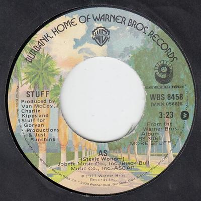 7inch Record STUFF 2  As  Love Of Mine WBS8458 Warner Bros. Re 1977 US SoulFunk Used