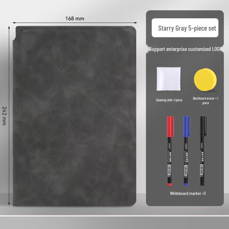 Portable A5 Erasable Whiteboard Notebook - Small Desktop Message & Memo Board