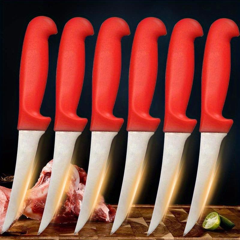 

6 шт. Кухонный нож Нержавеющая сталь Нож для чистки овощей Фрукты Овощи Рыба Мясо Тесак Кухонный нож для очистки