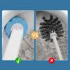 Disposable Toilet Brush Cleaner With Long Handle Bathroom Cleaning Sponge Brush With Replaceable Brush Head Toilet Accessories