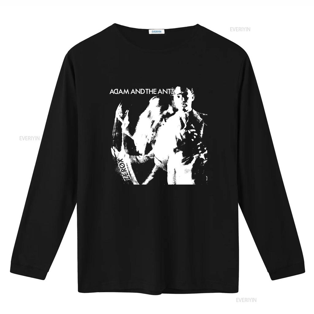 Adam and the Ants Band Print T Shirt for Retro Rock Style Fashion Vintage Washed Graphic Comfortable Versatile Designer Clothes