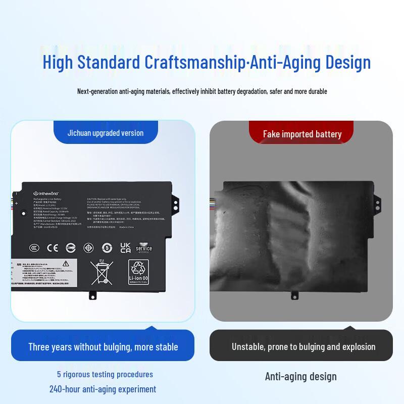 MEEEGOU Replacement Battery for Lenovo Laptops