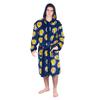 Scotland Mens Crest Fleece All-Over Print Dressing Gown