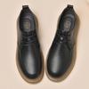 Fashion Genuine Leather Men Shoes Lace Up Business Low-cut Dress Shoes Round Toe Men Derby Shoes Spring/Autumn Men Sewing Flats
