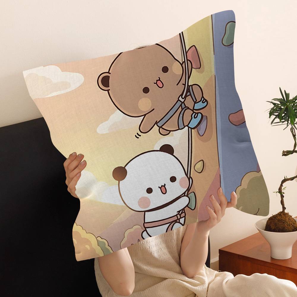 Anime Cute Dudu Bubu Pillow Cushion Cover Pillowcase Living Room Sofa Home Decor