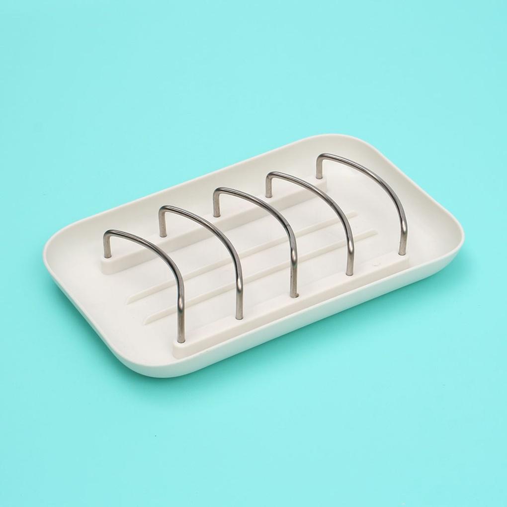 Mini Dish Drying Rack (White) for Dishwasher Sink Organization