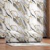 Gold-Plated Marble-Style Waterproof Wall Stickers for TV Backgrounds